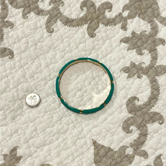 J. Crew turquoise & gold bracelet bangle - Picture 5 of 10